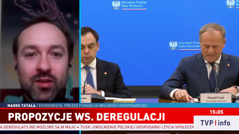 Marek Tatała w TVP Info: Deregulacja i cyfryzacja priorytetami dla polskiej gospodarki